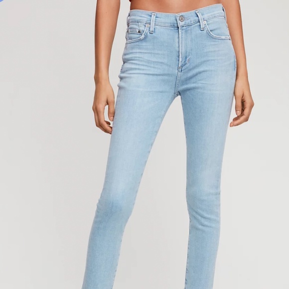 CITIZENS OF HUMANITY Rocket Crop Mid Rise Skinny Ankle in Pantheon - Picture 2 of 2